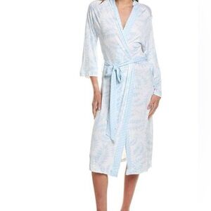 Hale Bob blue and white robe